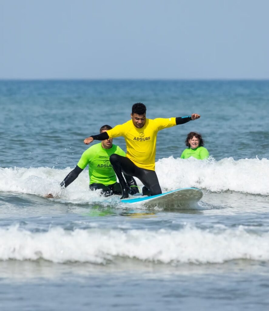AdSurf coach and surfer at Bude